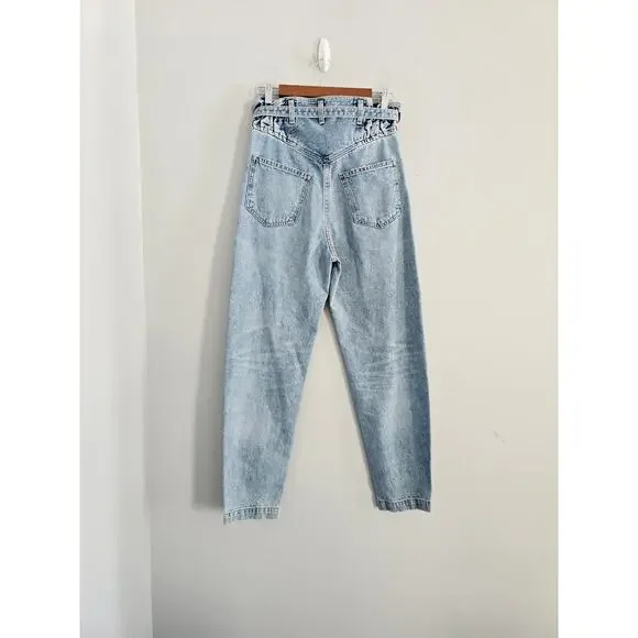 AGOLDE Light Blue Peg Jeans Size 23 - Picture 3 of 3